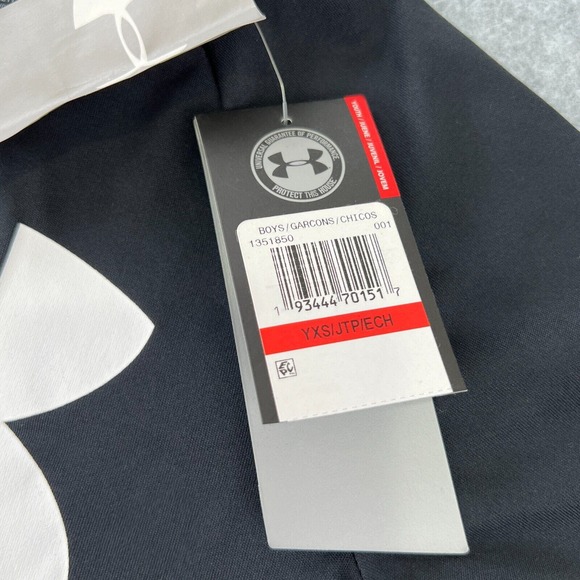 Under Armour T-Shirt Loose Heat Gear Logo Baseball Youth Boy's Extra Small - Picture 6 of 10